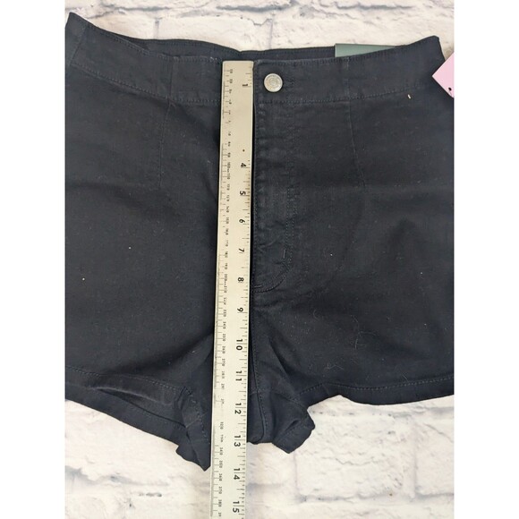 Wild Fable Black denim highest rise denim shorts 10 - Picture 7 of 9